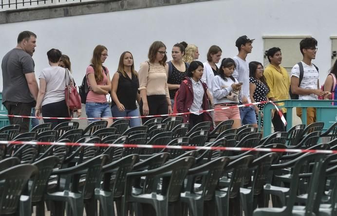 06/2017 TEROR GRAN CANARIA. Bienvenida a los alumnos de Erasmus curso 2017/18 de la ULPGC en Teror. FOTO: J.PÉREZ CURBELO