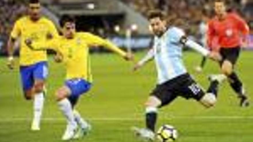 Amistós L&#039;Argentina supera el Brasil a Austràlia