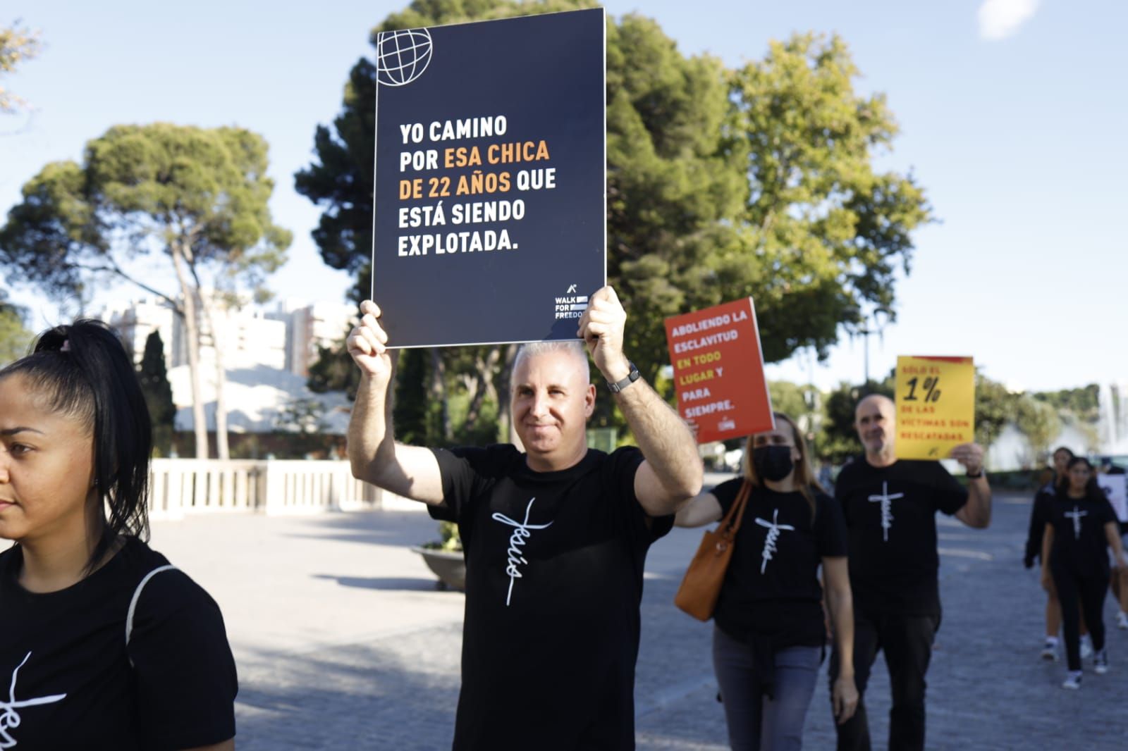 Marcha contra la trata de personas en Zaragoza