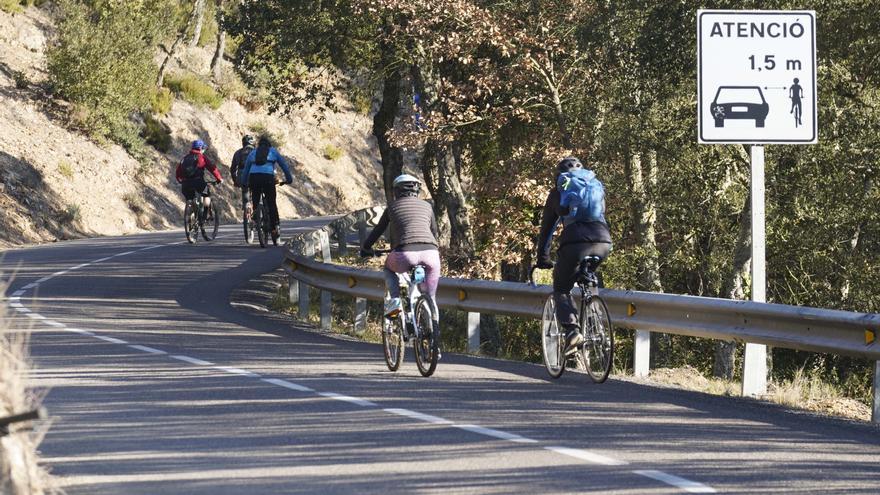 Mou-te en Bici anuncia un segon  tall de trànsit a la carretera dels Àngels