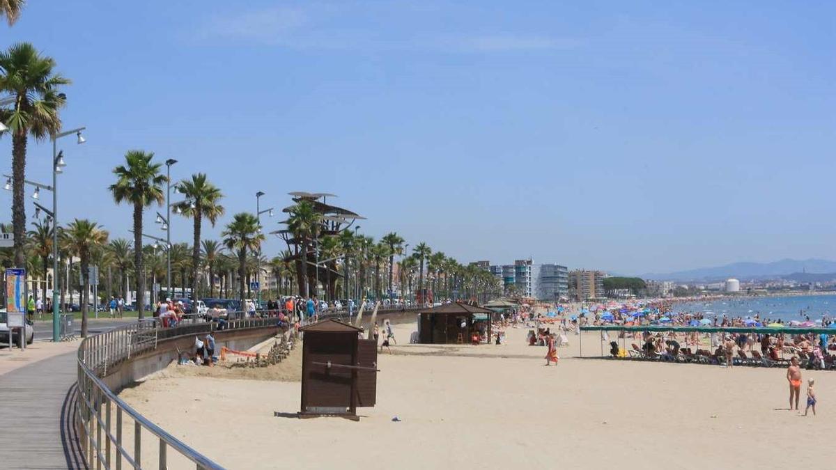 Playa de La Pineda, en Tarragona