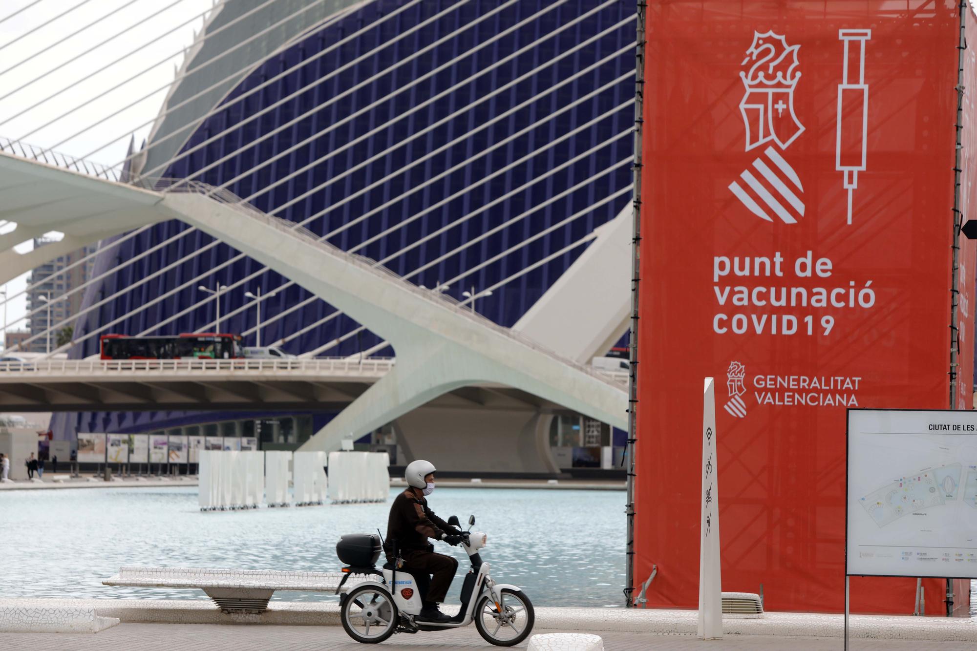 Todo listo en el macro punto de vacunación de la Ciudad de las Artes