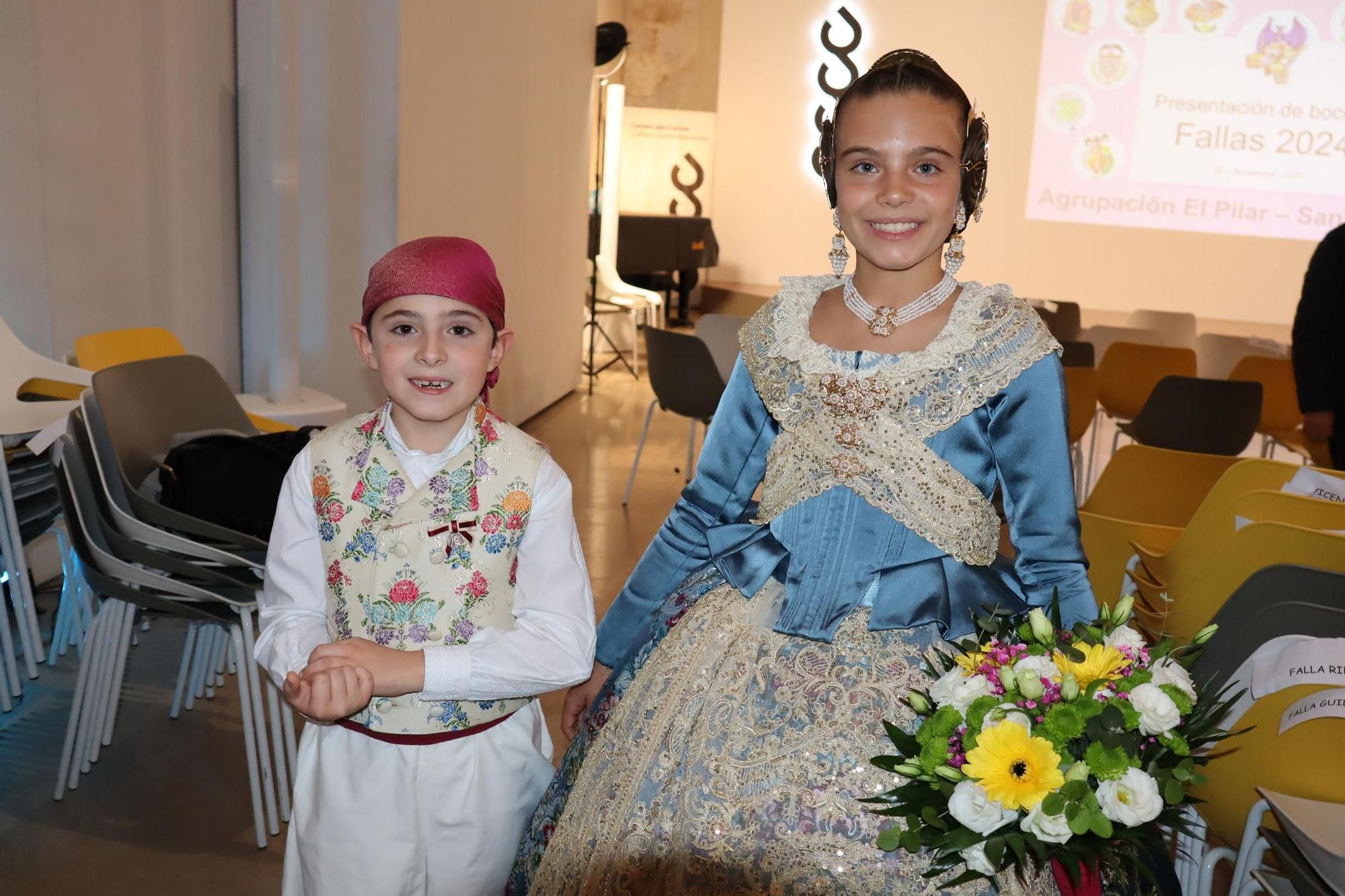 La fiesta de las fallas del Pilar-Sant Francesc con Marina y la corte infantil