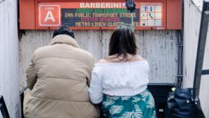 Ciudadanos de Roma afectados por la huelga de transporte.