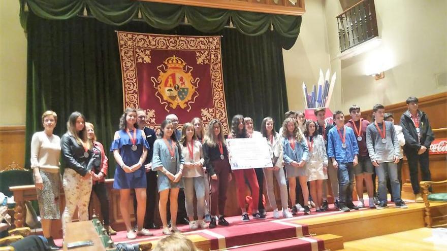 Los ganadores gallegos del concurso.