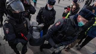 Manifestaciones masivas y 4.500 detenciones en Rusia por las protestas contra la guerra de Ucrania