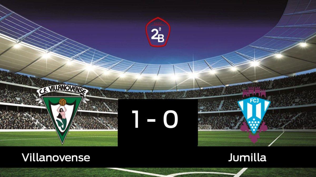 El Villanovense derrota en casa al Jumilla por 1-0
