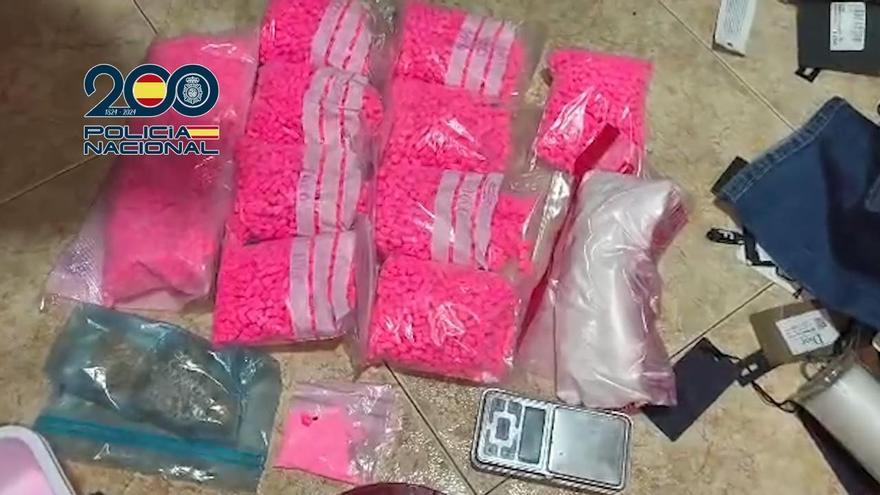 La Policía Nacional desarticula una organización criminal que mandaba droga a nivel internacional a través de empresas de paqueteria