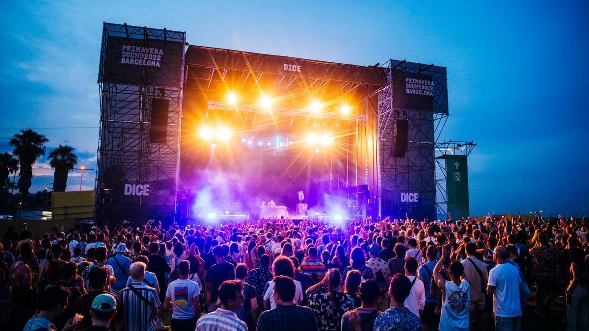 Un escenario del Primavera Sound 2022.