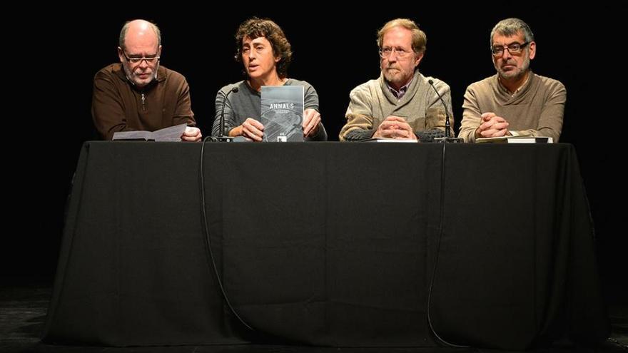 Anna Maria Puig, el dia de la presentació dels darrers Annals