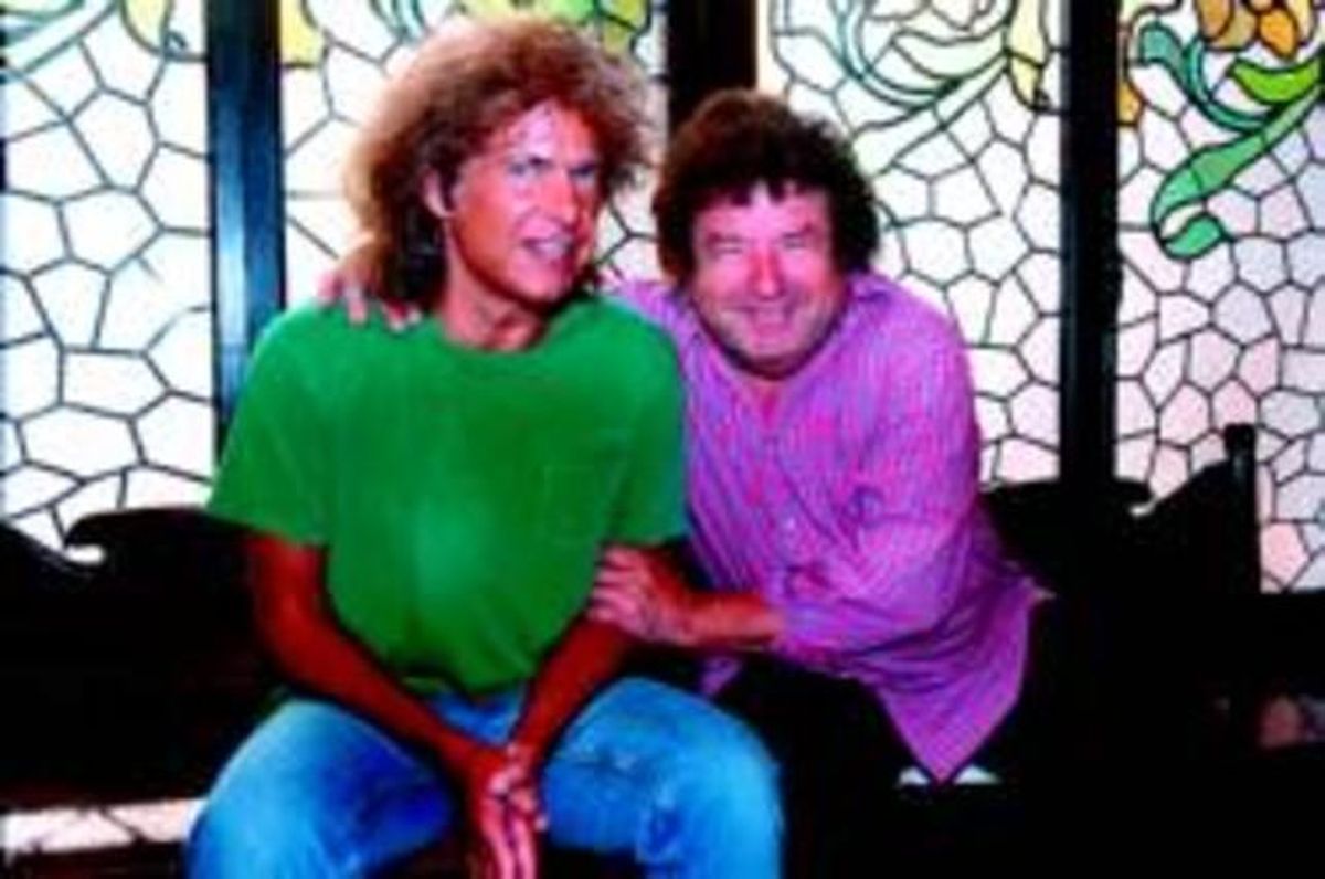 Pat Metheny i Enrique Morente, ahir, a la sala Lluís Millet del Palau.