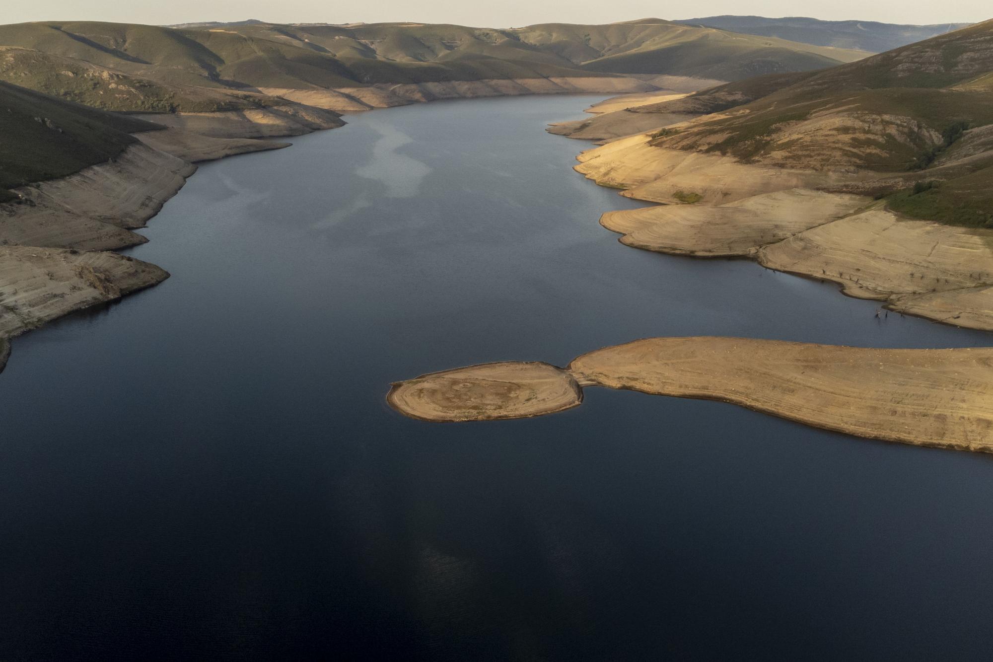 El agua ha retrocedido en As Portas.