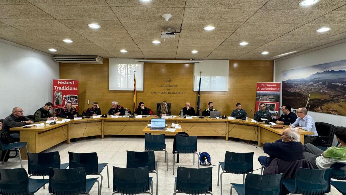 La darrera sessió de la Junta Local de Seguretat de Sant Vicenç de Castellet