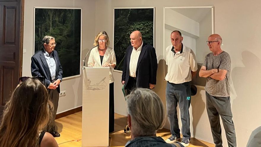 La inauguración de la muestra.