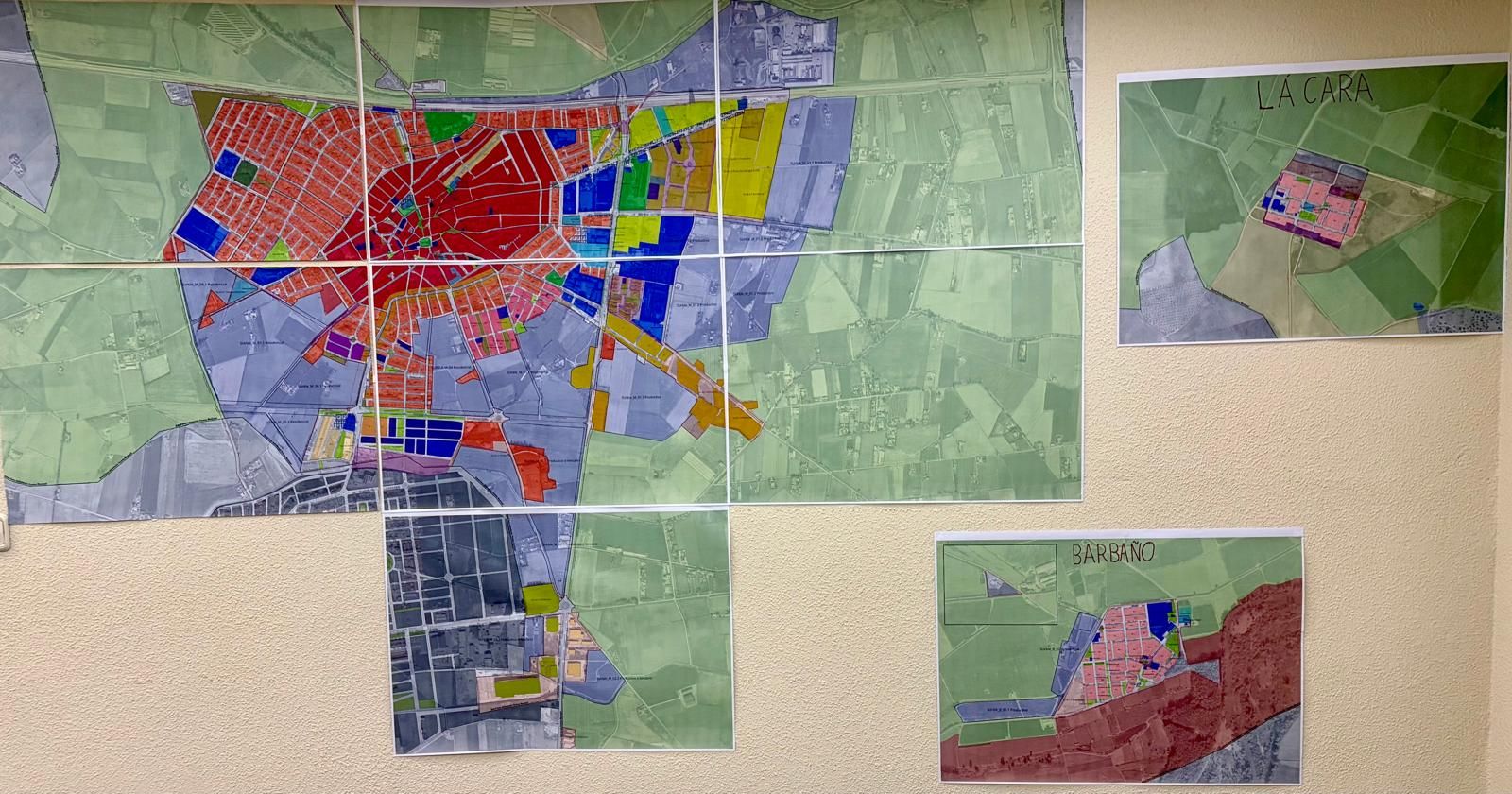 Imagen del Plan General Municipal en el Ayuntamiento de Montijo.