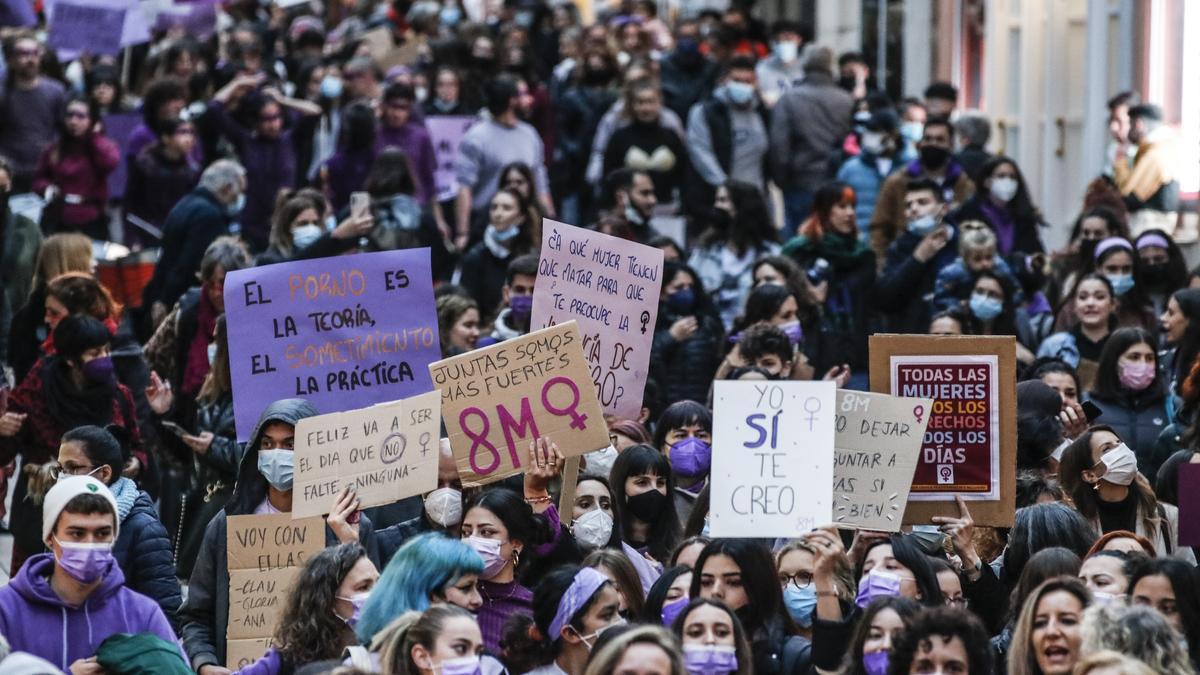 Manifestación del 8 de marzo.