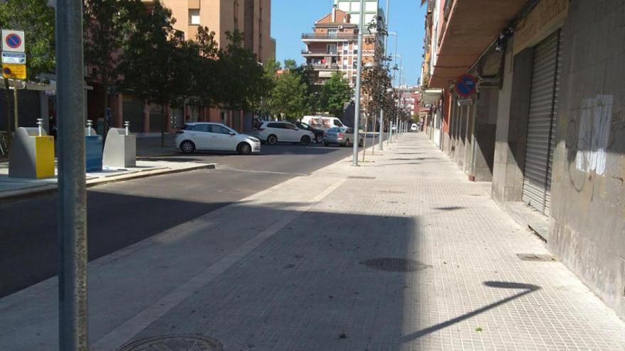 Salt finalitza les obres de millora del carrer Àngel Guimerà