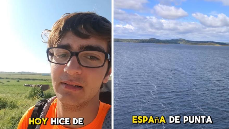 Quién es Edgar, el joven viral que recorre España de punta a punta y acumula miles de seguidores