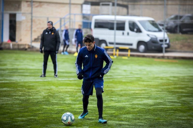 Entrenamiento del Real Zaragoza de hoy 30 de diciembre