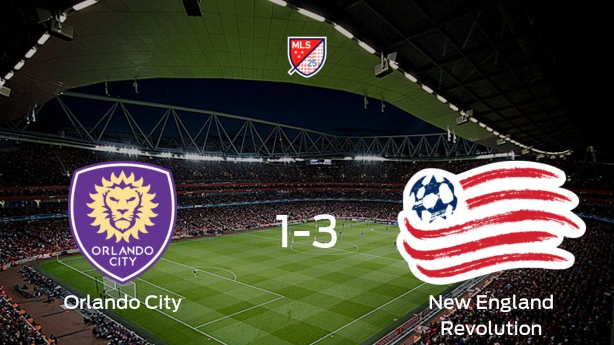 El New England Revolution gana contra el Orlando City en las semifinales de Conferencia (1-3)