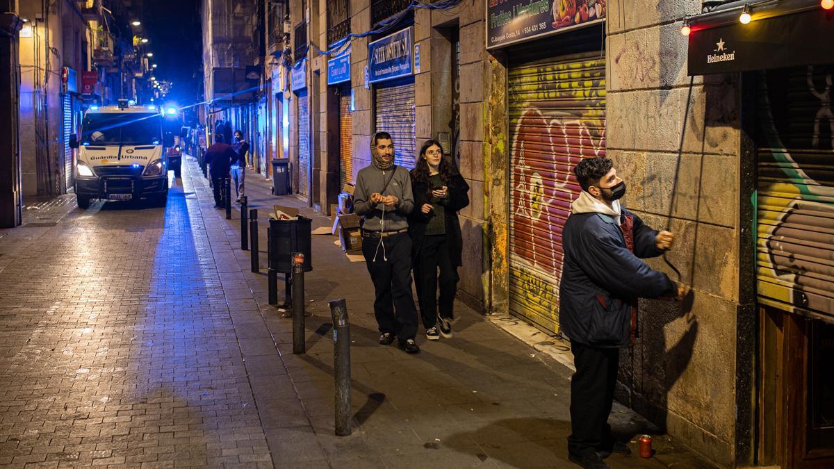 Primera noche del nuevo toque de queda en Barcelona