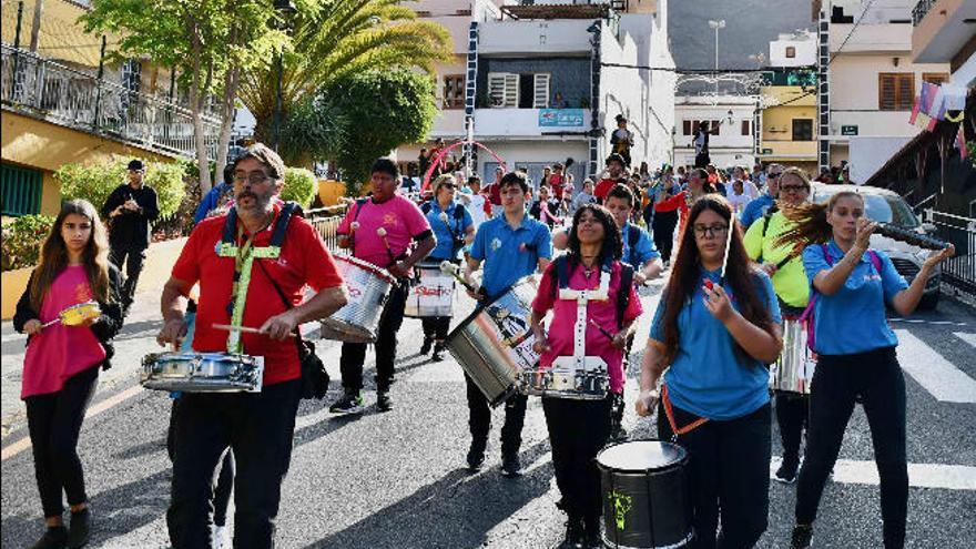 Batucada en el Encuentro de Familias 2019 de Moga?n.