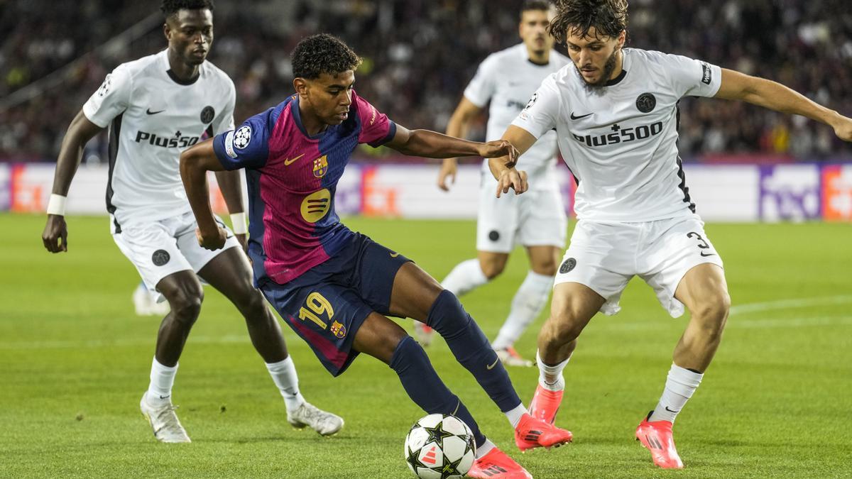 FC Barcelona - Young Boys | La jugada de Lamine Yamal