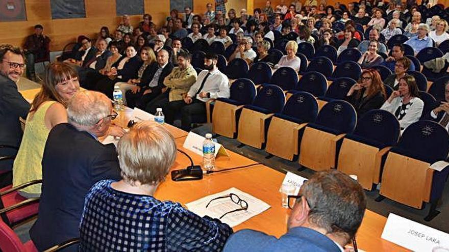 Un moment de la celebració de l&#039;acte, ahir