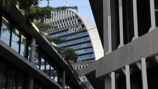 Sede corporativa de BBVA en Madrid.
