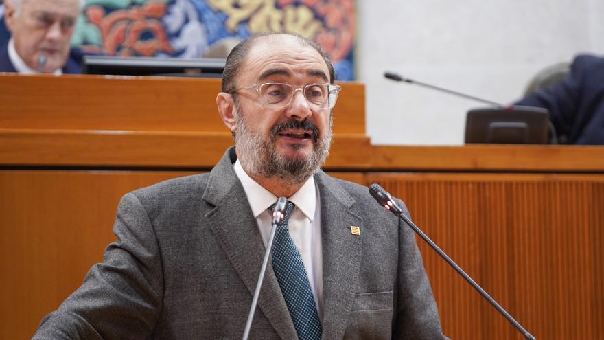 El presidente del Gobierno de Aragón, Javier Lambán.