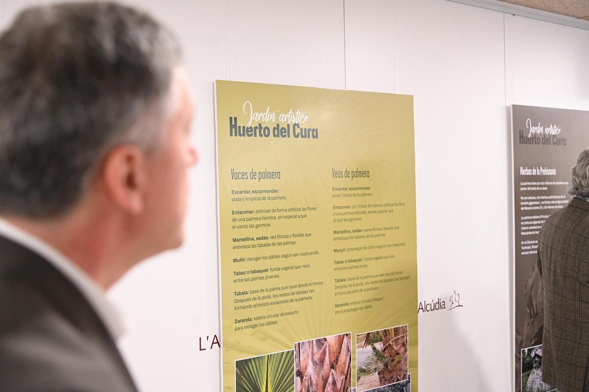 Terminología que emplean los palmereros reflejada en la exposición