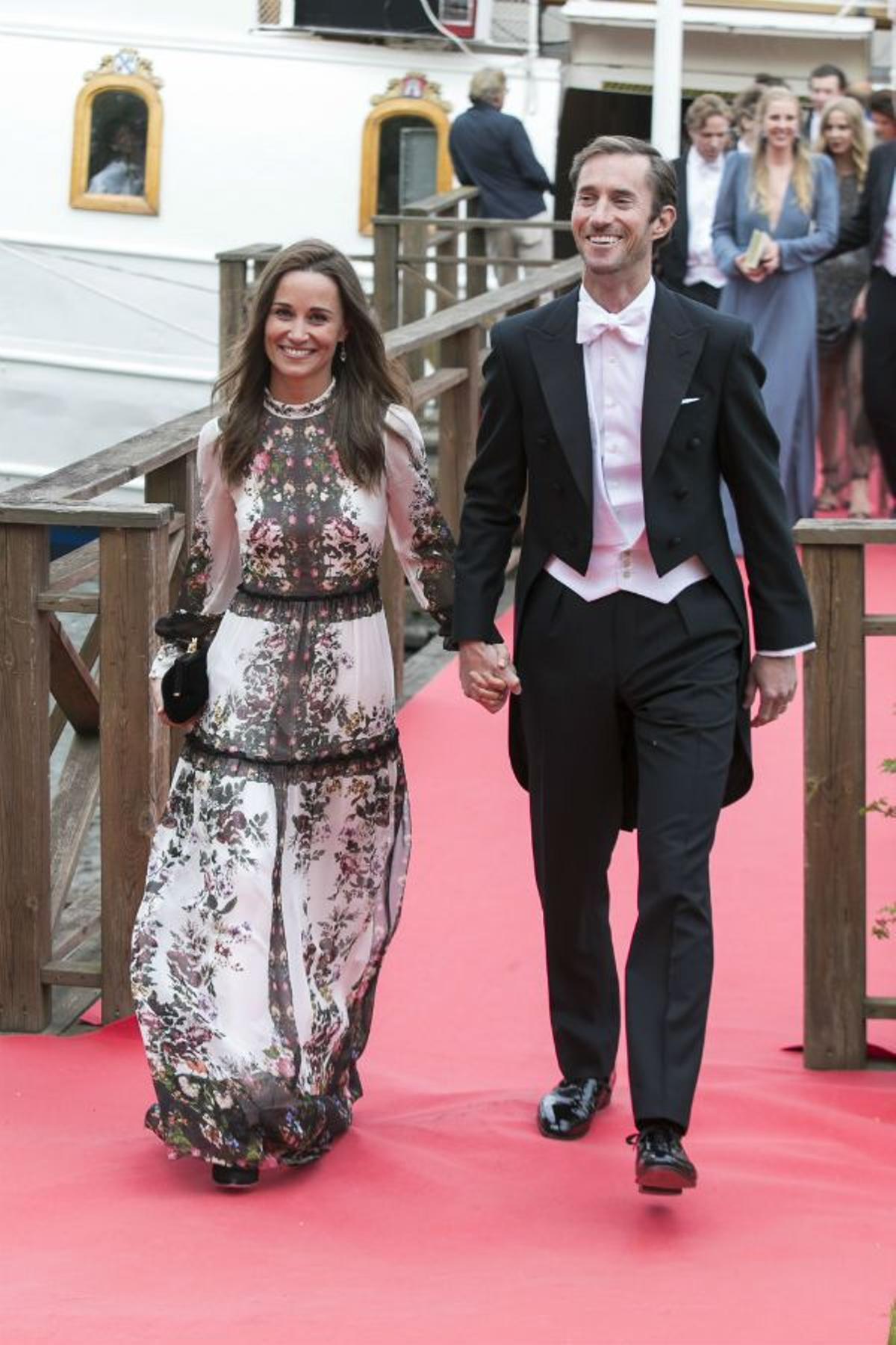 Pippa Middleton y James Matthews, muy elegantes