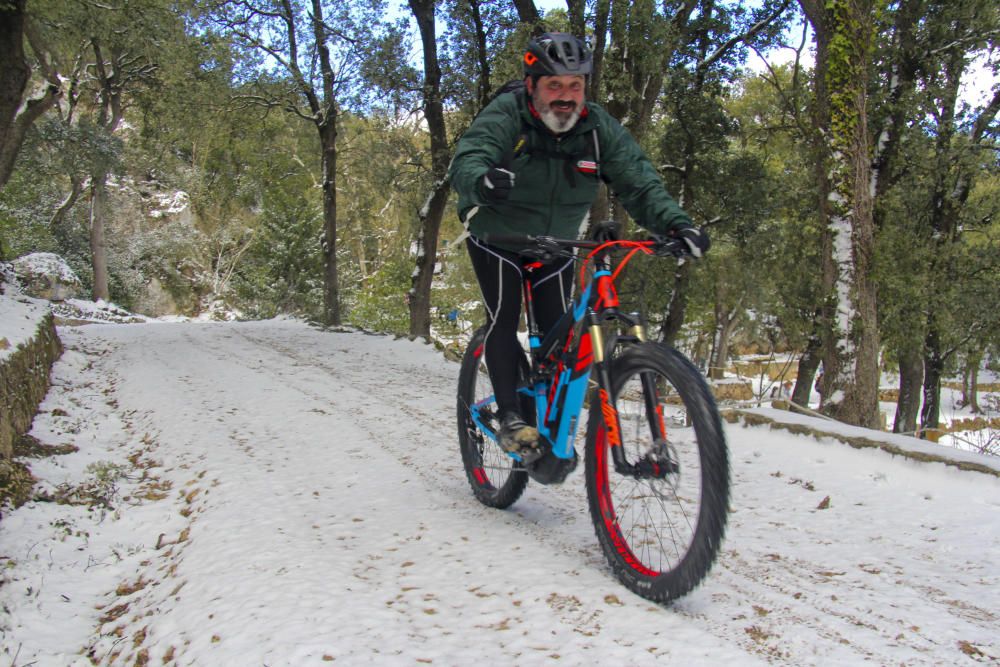 La nieve llega al interior de la provincia