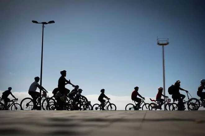 Fiesta de la bicicleta en Santa Cruz de Tenerife