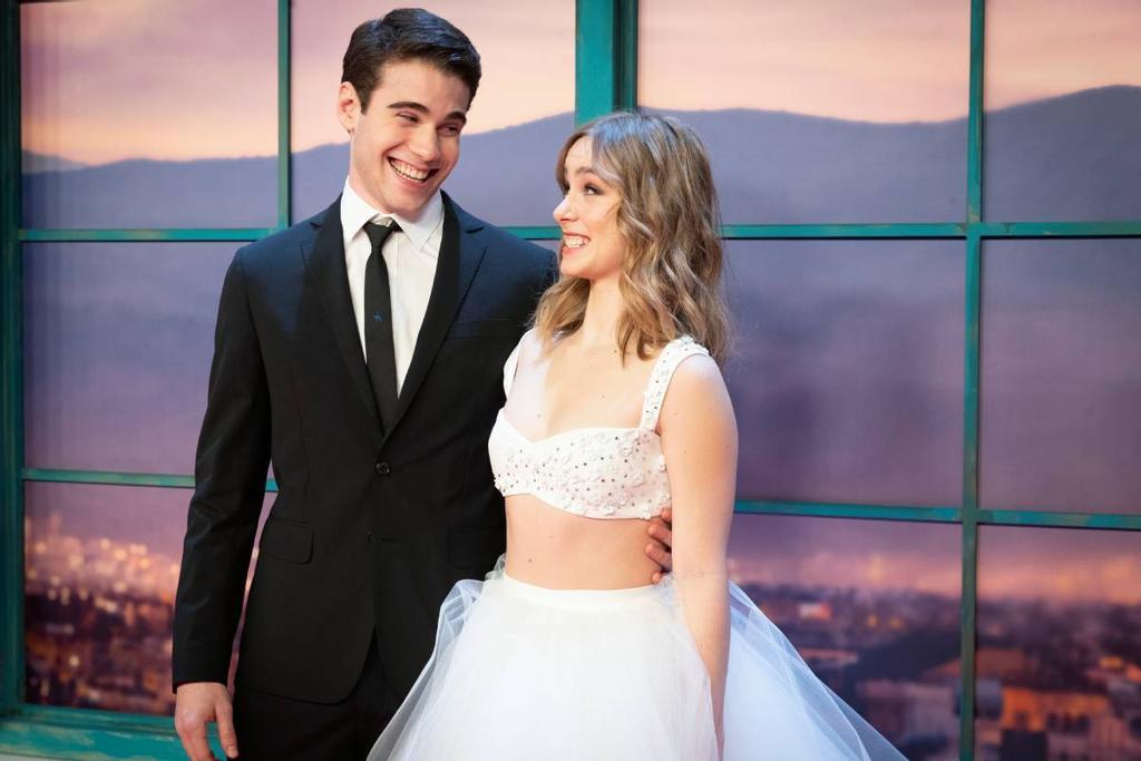 Julio Peña Fernández y Clara Galle en el estreno de A través de mi ventana.