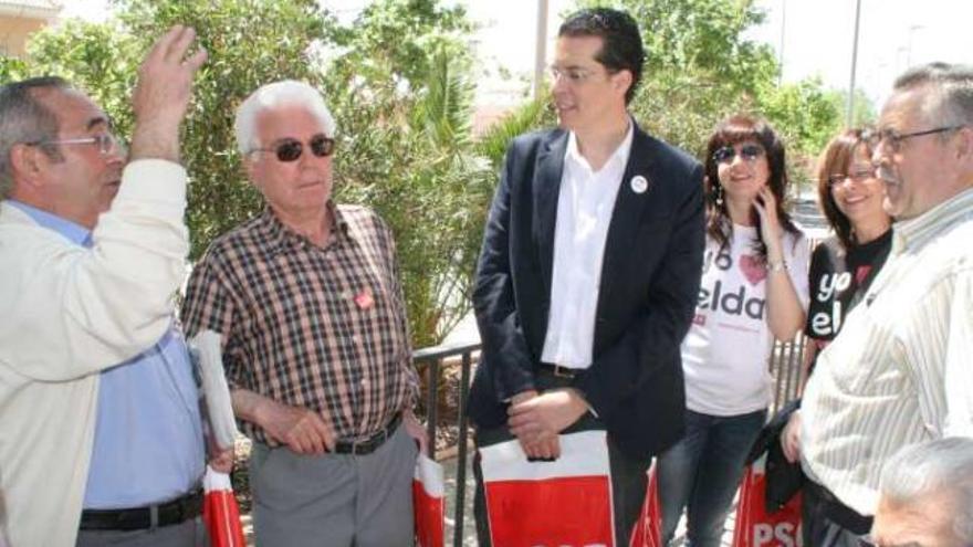 Rubén Alfaro, ayer en el barrio Virgen de la Salud.