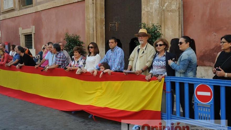 El &quot;grave desafío&quot; en Cataluña marca el acto de la Guardia Civil en la Región