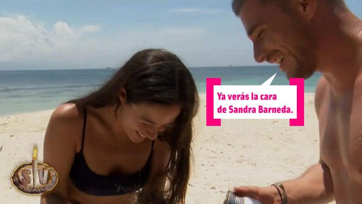 Melyssa Pinto y Tom Brusse en 'Supervivientes 2021'