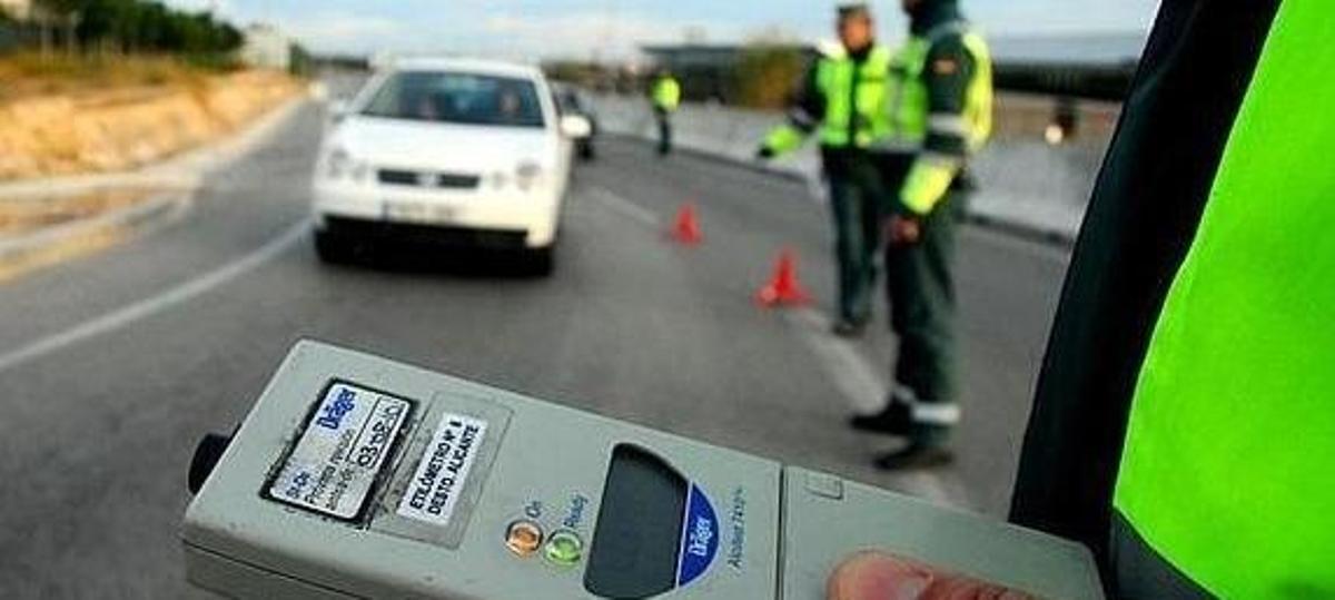 Un control de alcoholemia.