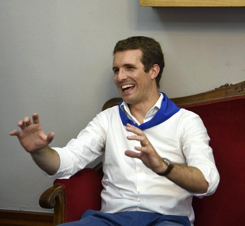 Visita de Pablo Casado a Tarazona