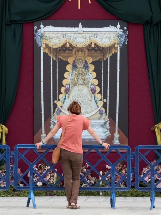 Ambiente en la Parroquia de Nuestra Señor de la Asunción en El Rocío.