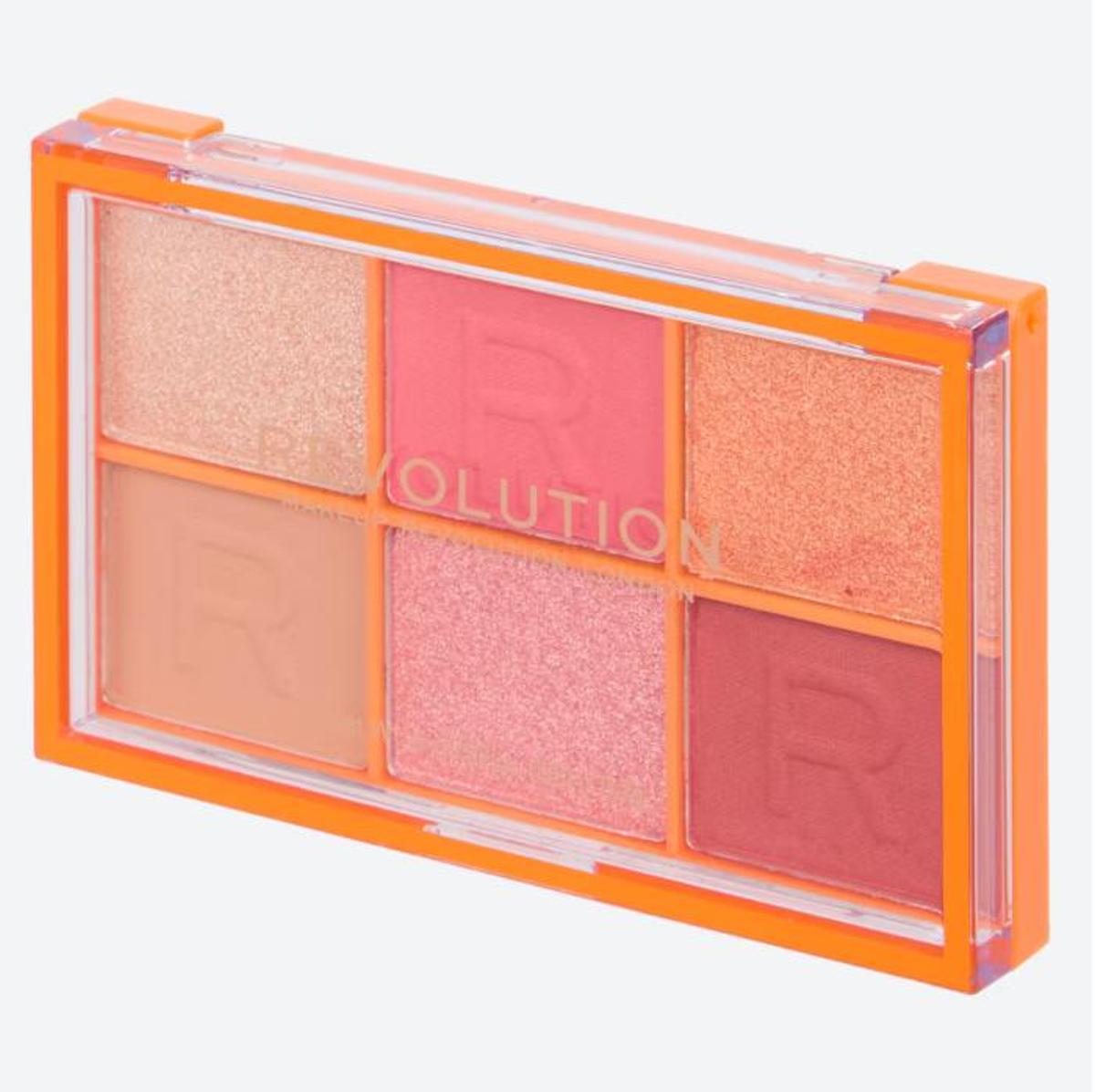 Paleta de sombras de ojos.