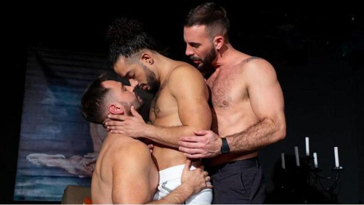 Una escena de la obra 'Trío'