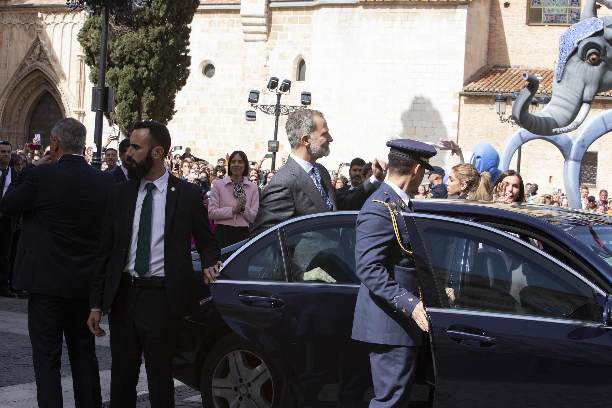 Así a sido la vista de los Reyes de España a Gandia