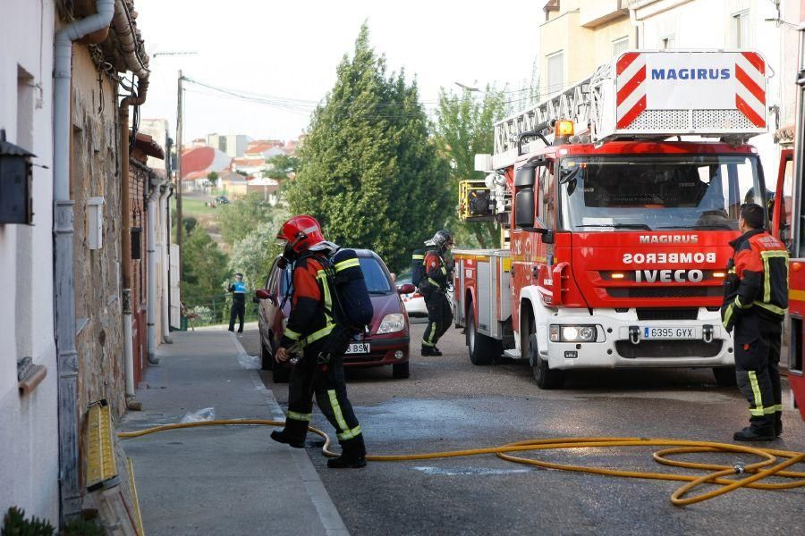 Incendio en el Espíritu Santo (Zamora)