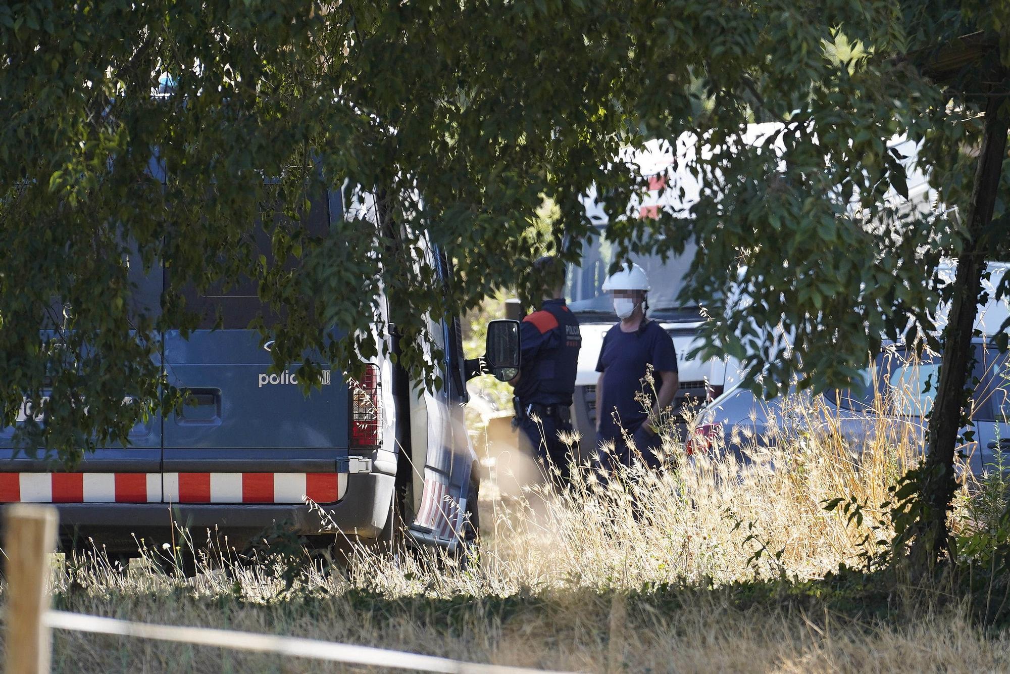 Plantació de marihuana en un mas de Quart