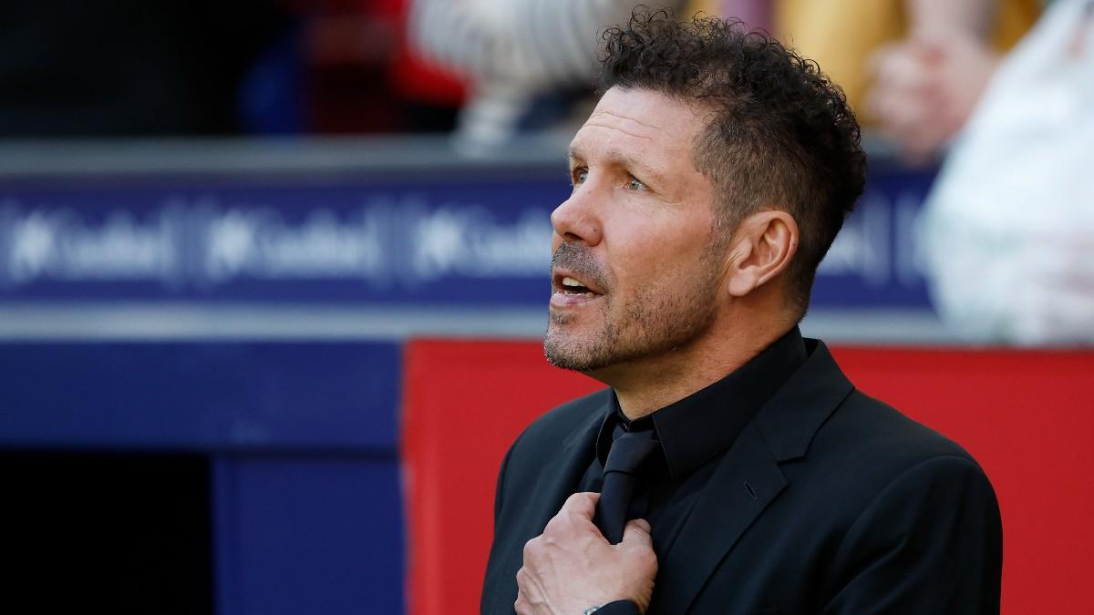 Diego Simeone, entrenador del Atlético