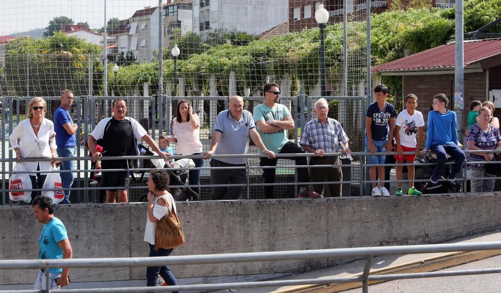 Llegada del homicida de Chapela a los juzgados