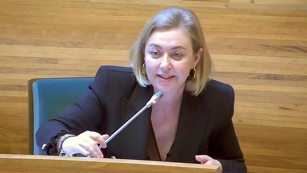 La vicepresidenta de la diputación, Natàlia Enguix.