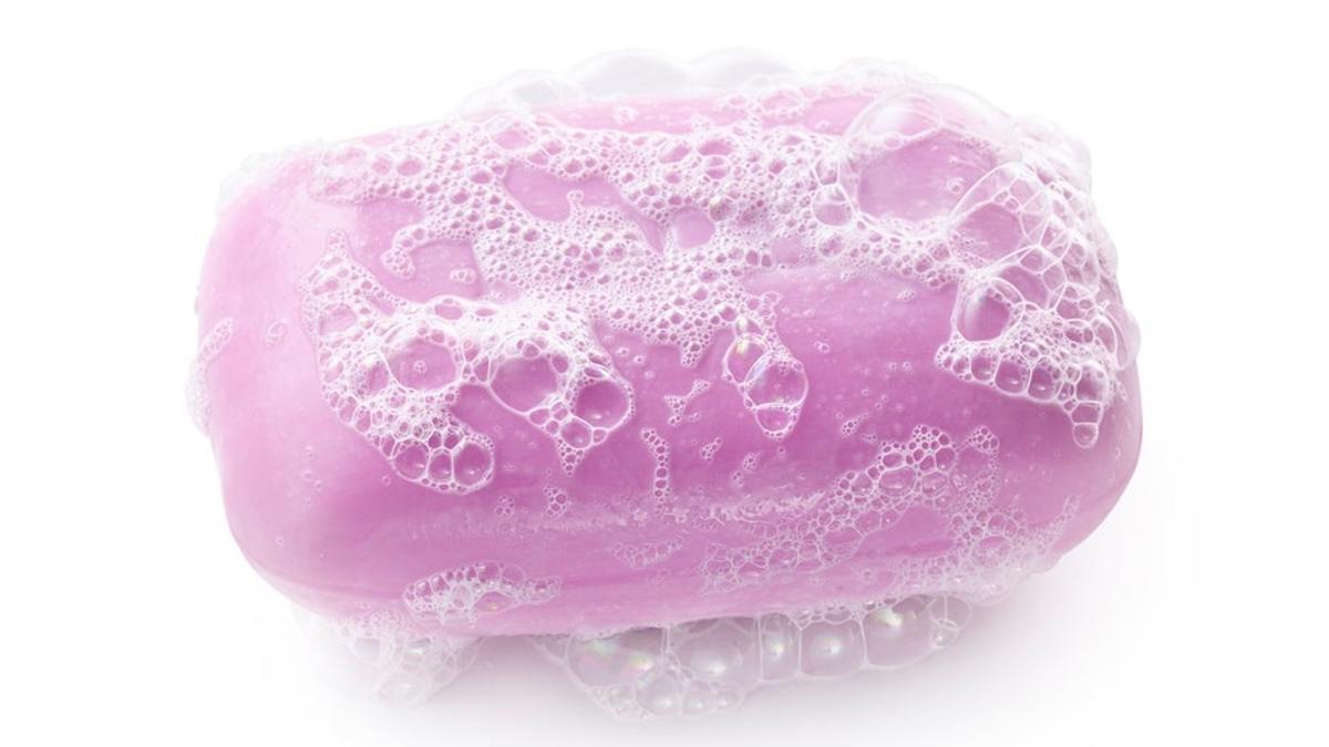 Jabón rosa